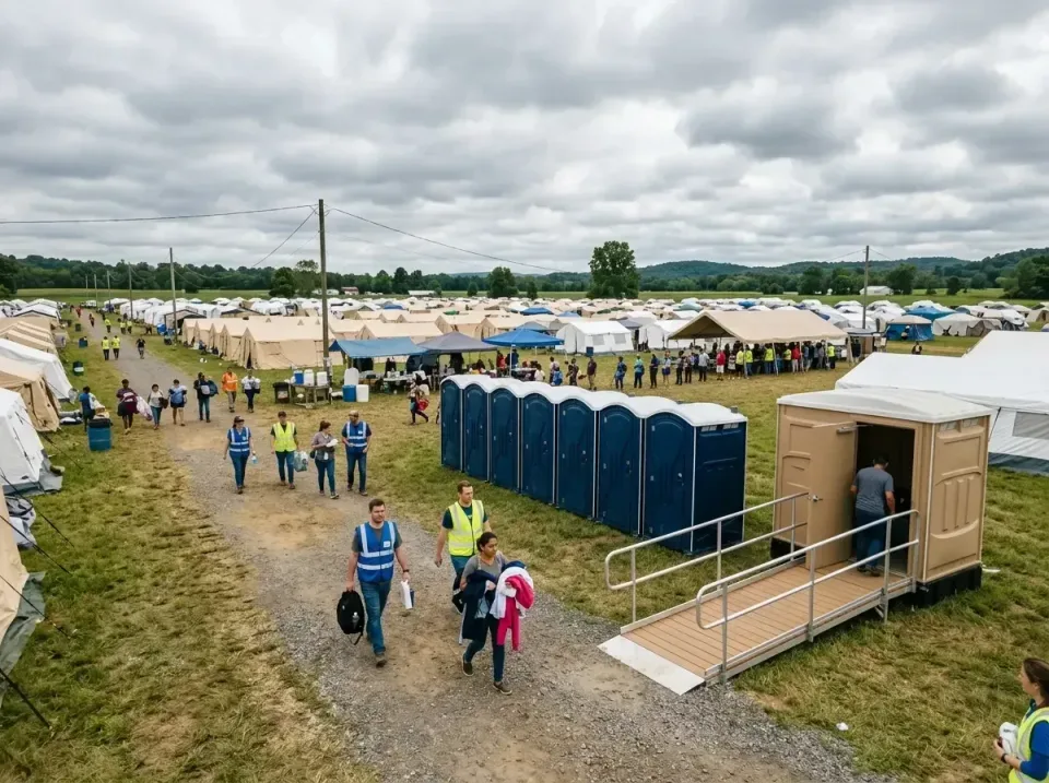 disaster-relief-camp-restrooms-010 — frequently asked questions, Dumpster & Portable Bathrooms Rental in Long Prairie, MN